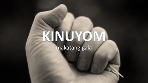 kinuyom in english|KINUYOG (Tagalog).